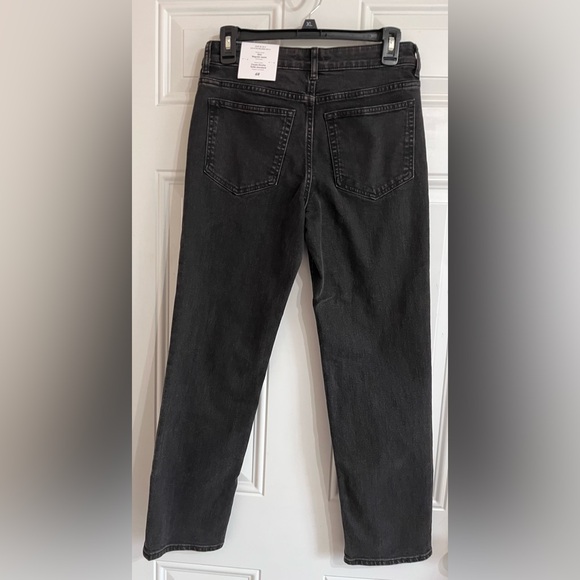 NWT H&M Jeans Women’s 4 Slim Regular Ankle Black Straight Leg Comfort Stretch - Picture 6 of 11